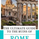Roman ruins in Rome pin image