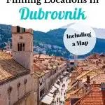 Dubrovnik Game of Thrones Pin Image