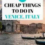 cheap things to do in Venice Pin