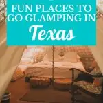 Pin Image for Glamping in Texas