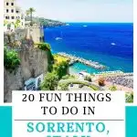 Things to do in Sorrento Italy pin image
