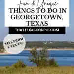 things to do in Georgetown TX