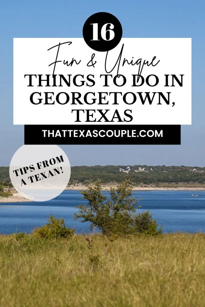 things to do in Georgetown TX