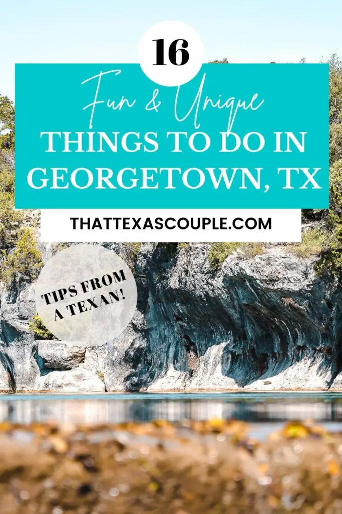things to do in Georgetown TX