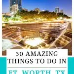 things to do in Fort Worth TX Pin Image