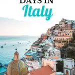 Italy itinerary 10 days Pinterest Image