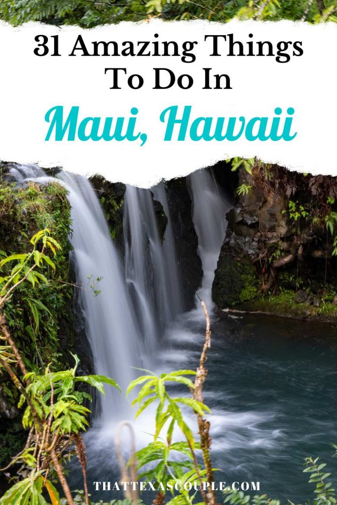 things to do in Maui Pinterest Pin