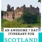 7 Days in Scotland Pinterest Pin