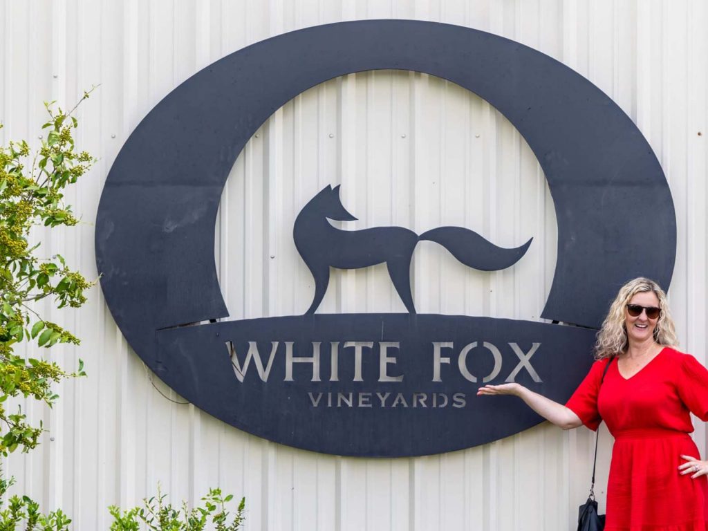Michelle at White Fox Winery