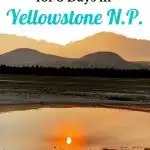 3 Days in Yellowstone Pinterest Image