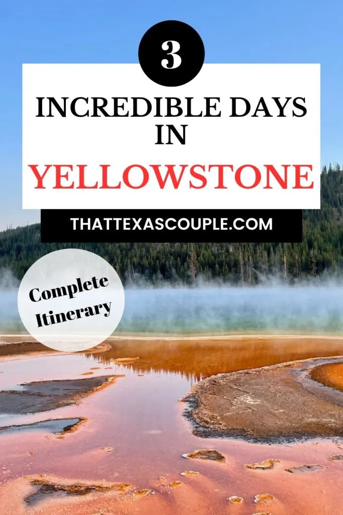 3 days in Yellowstone Pin Image