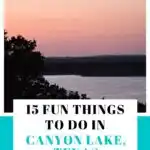 things to do in Canyon Lake TX