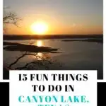 things to do in Canyon Lake TX