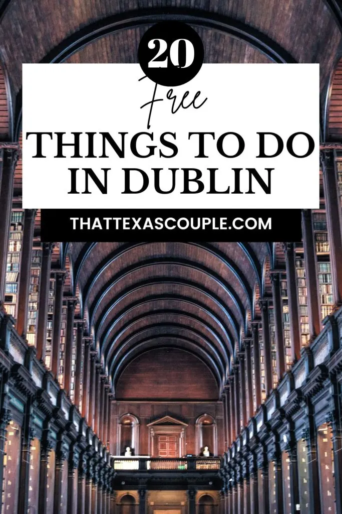 free things to do in dublin
