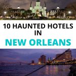 haunted hotels in New Orleans Pin Image