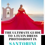 flying dress santorini