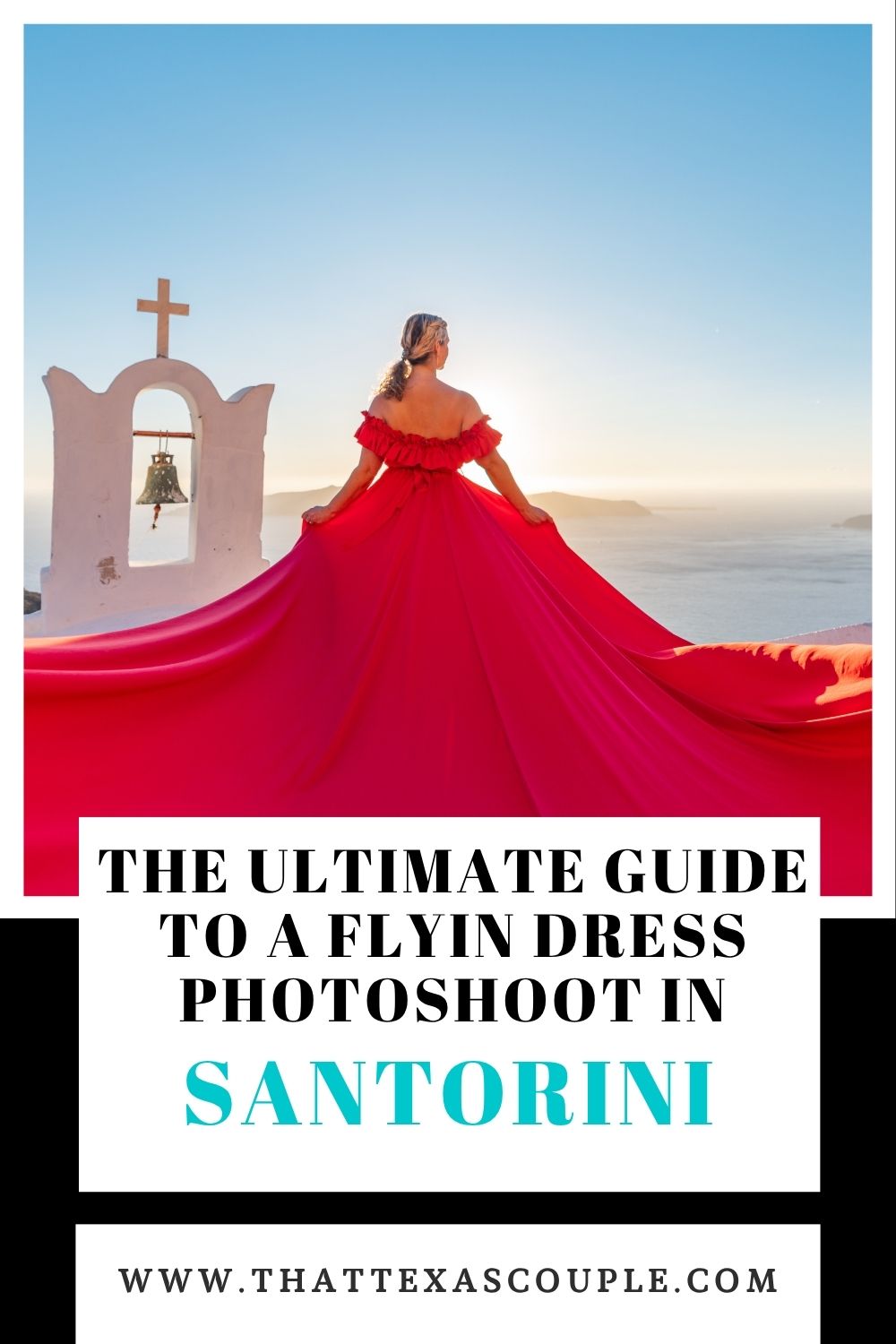 flying dress santorini