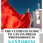 flying dress santorini