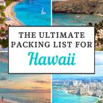 Hawaii packing list pin image