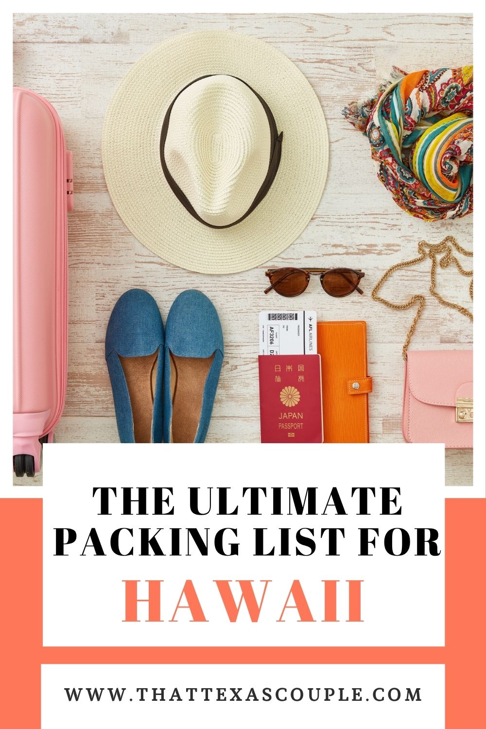 Hawaiian packing list