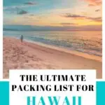 Hawaiian packing list