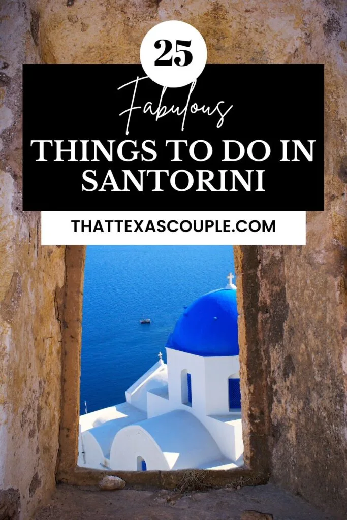 things to do in Santorini