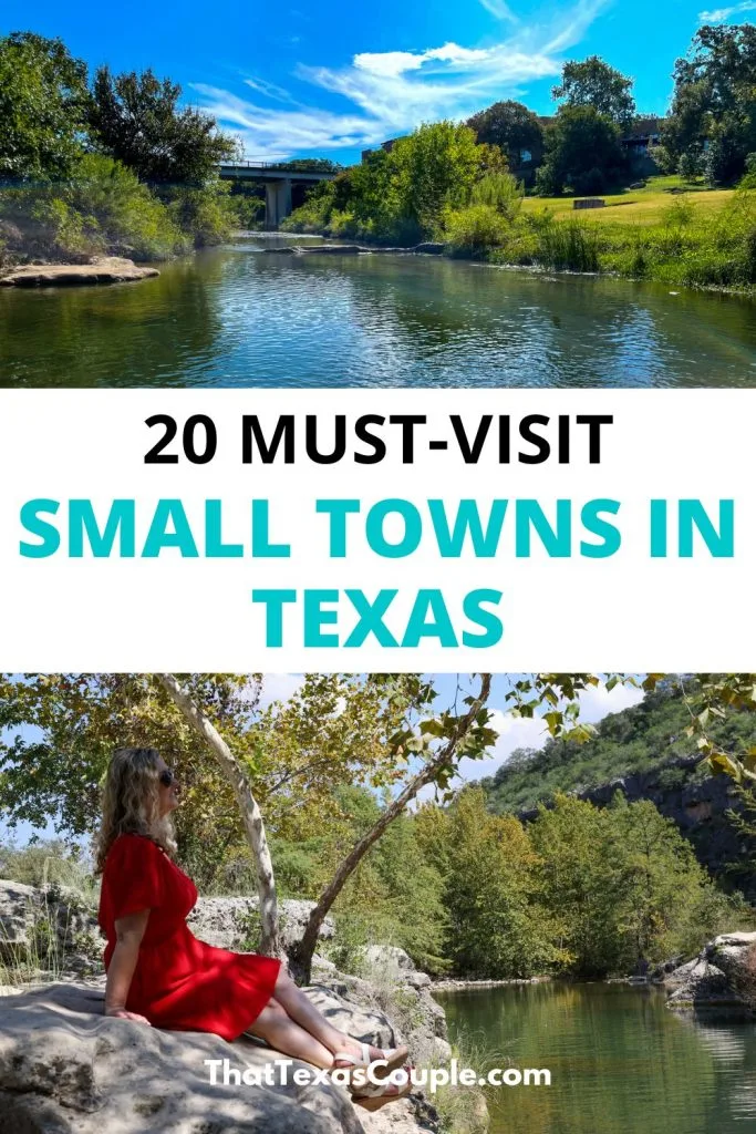 Small towns in Texas Pinterest Pin