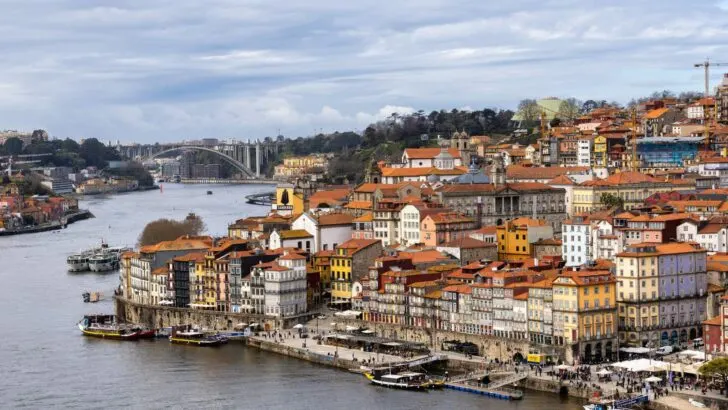 view of Porto from bridge