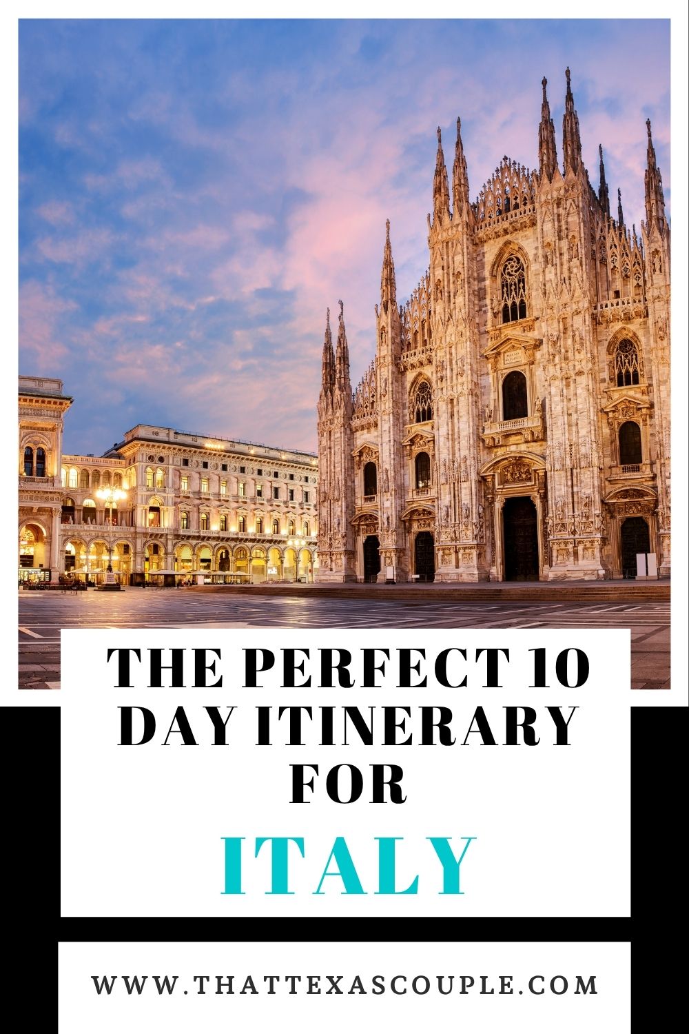 10 day Italy itinerary