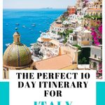 10 day Italy itinerary