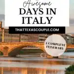 10 day Italy itinerary