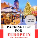 packing list for Europe in winter