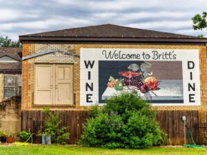 exterior of Britts Wine & Dine